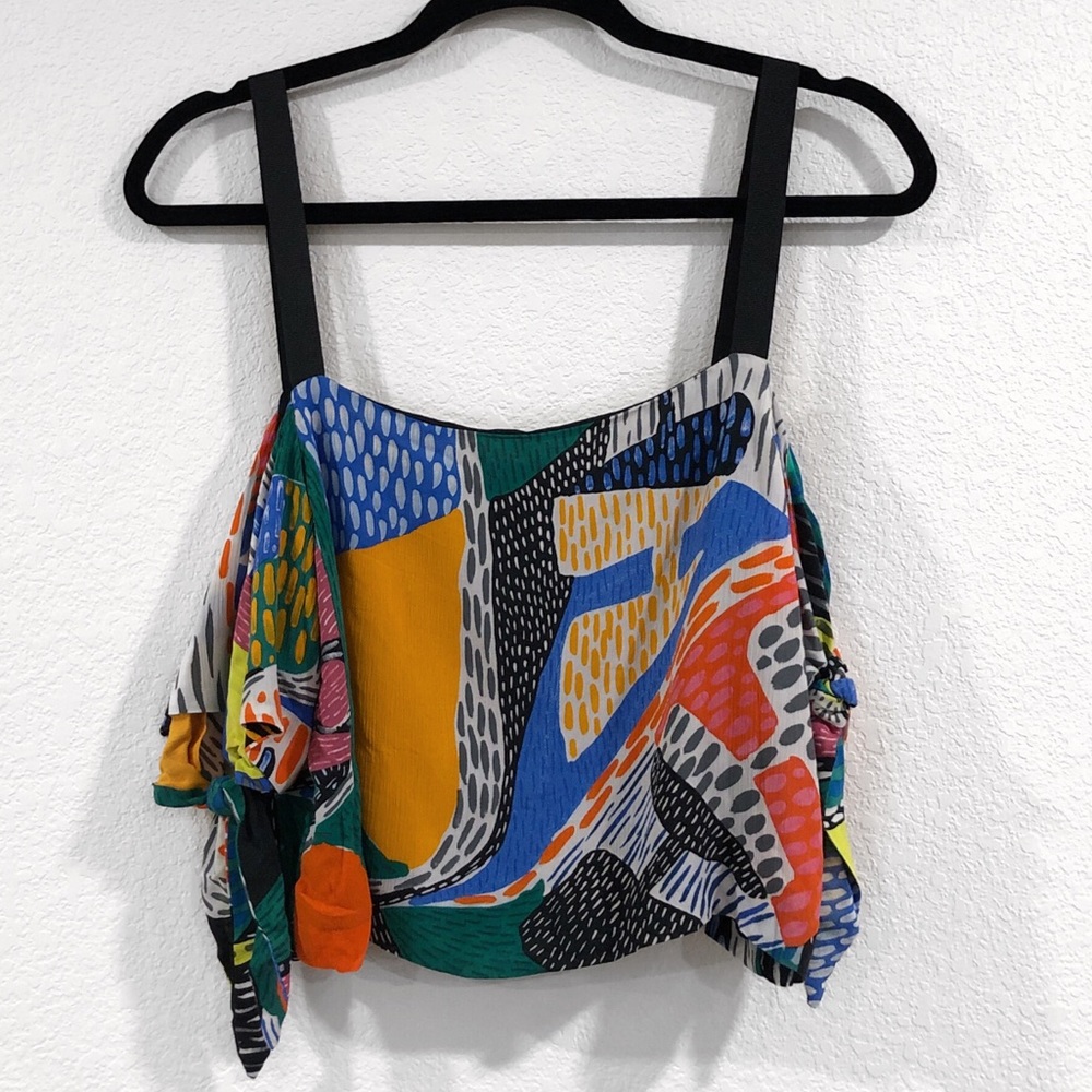 Zara Off the Shoulder Crop Top